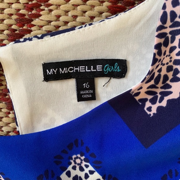 👗HOST PICK👗My Michelle Girls Chevron Dress - Picture 3 of 3